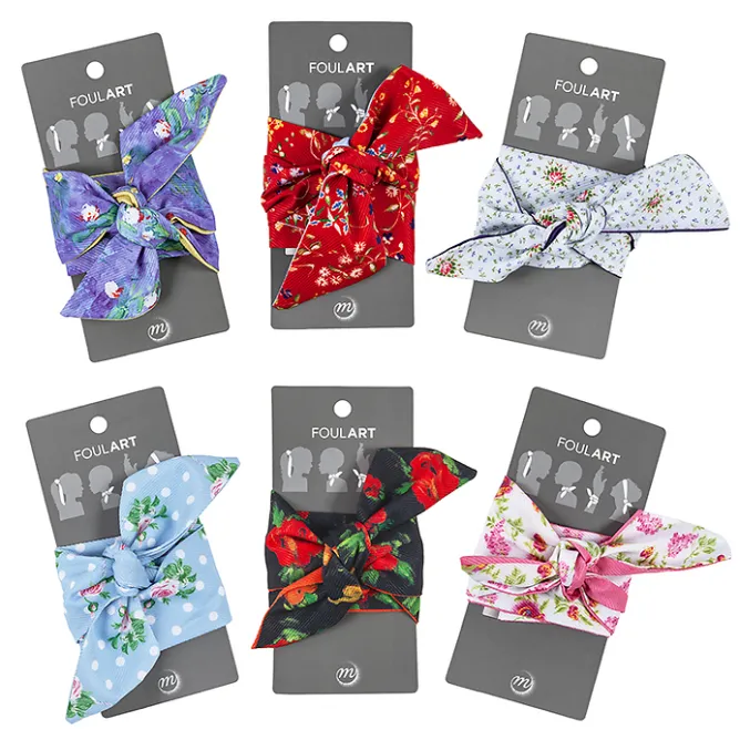 Accessoires Cheveux|Accessoires<Boutiques de musées FoulArt Roses et barbeaux