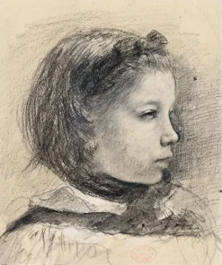 Boutiques de musées Giulia Bellelli, étude pour Portrait de famille, dit aussi La Famille Bellelli (toiles encadrées) Sale