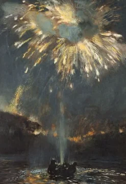 Boutiques de musées Grand jet d'eau et feu d'artifice (panneaux acryliques) Outlet