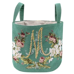 Boutiques de musées Grand panier Tapisserie Marie Antoinette - 25 x 43 cm Outlet