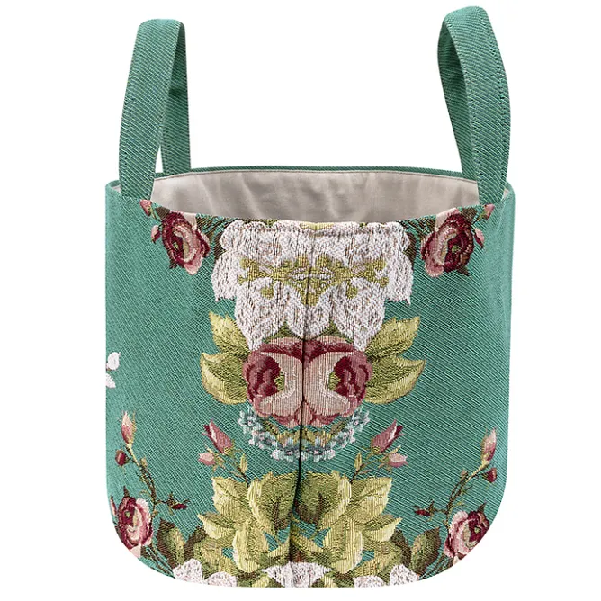 Boutiques de musées Grand panier Tapisserie Marie Antoinette - 25 x 43 cm Outlet