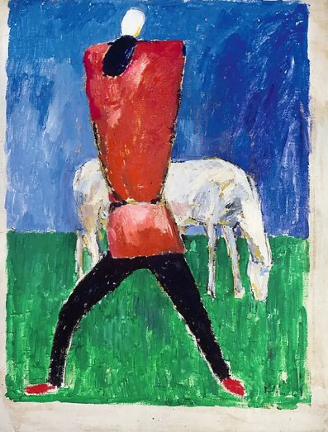 Boutiques de musées Homme et cheval (panneaux acryliques) Hot