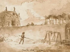 Toiles Encadrées|Toiles Sur Châssis<Boutiques de musées Homme travaillant la chaux, devant la villa Albani (toiles encadrées)