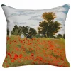 Art De La Maison<Boutiques de musées Housse de coussin Claude Monet - Coquelicots 45x45cm