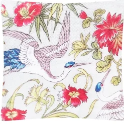 Boutiques de musées Housse de coussin Coupon de tissus à décor de cigogne, 1893 - 40 x 40 cm Sale