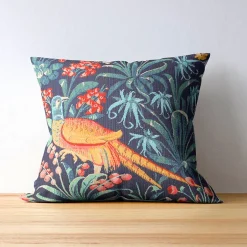 Boutiques de musées Housse de coussin Faisan - Jules Pansu - 45 x 45 cm Discount