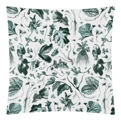 Art De La Maison<Boutiques de musées Housse de coussin verte Herbier du roi - Maison Baluchon