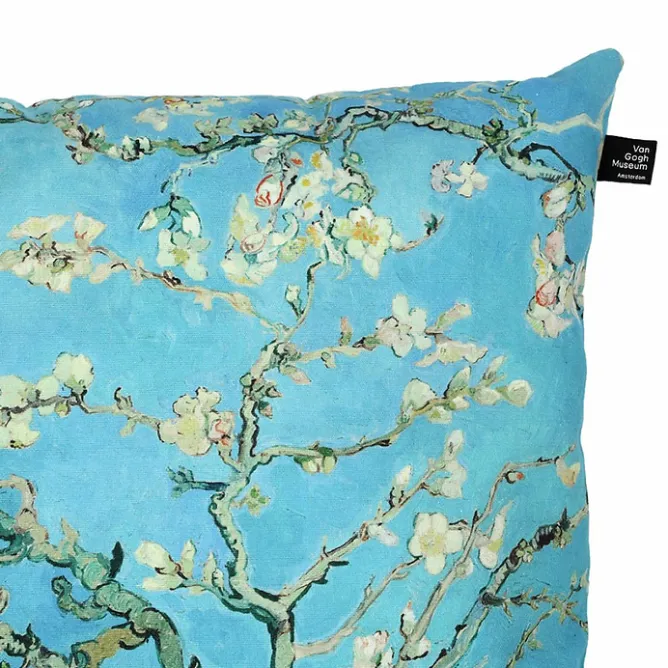 Art De La Maison<Boutiques de musées Housse de coussin Vincent van Gogh - Amandier en fleurs - 40x40cm