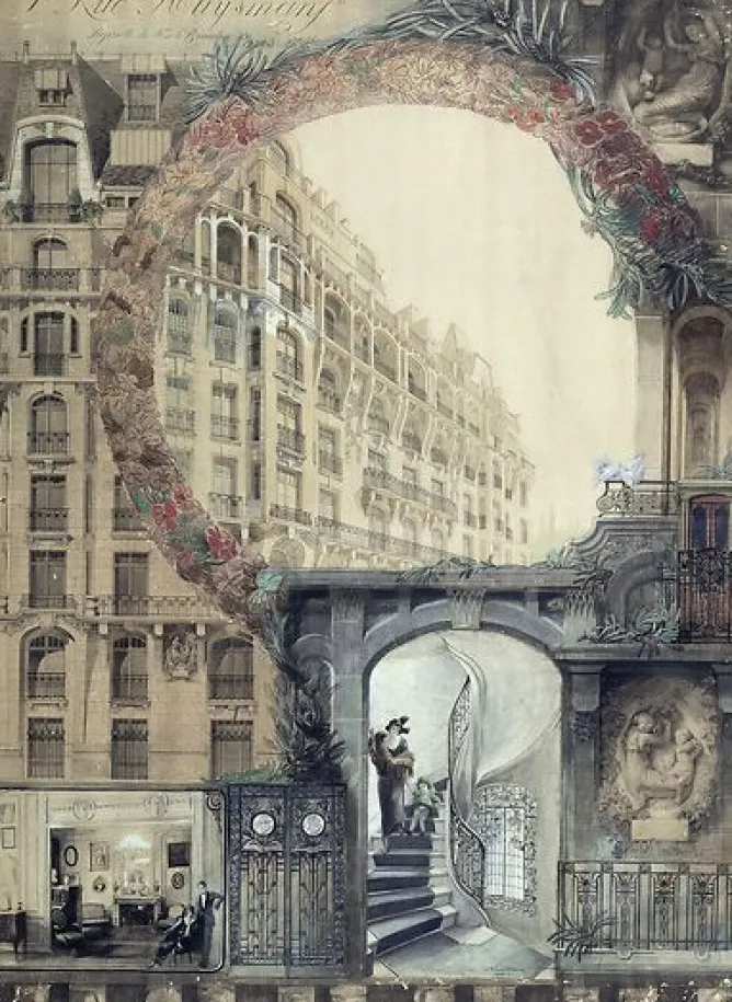 Boutiques de musées Immeuble de rapport (1, rue Huysmans, 75006 Paris) (affiches d'art encadrées) Clearance