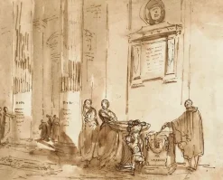Affiches D'Art|Affiches D'Art Encadrées<Boutiques de musées Intérieur d'une église (affiches d'art)