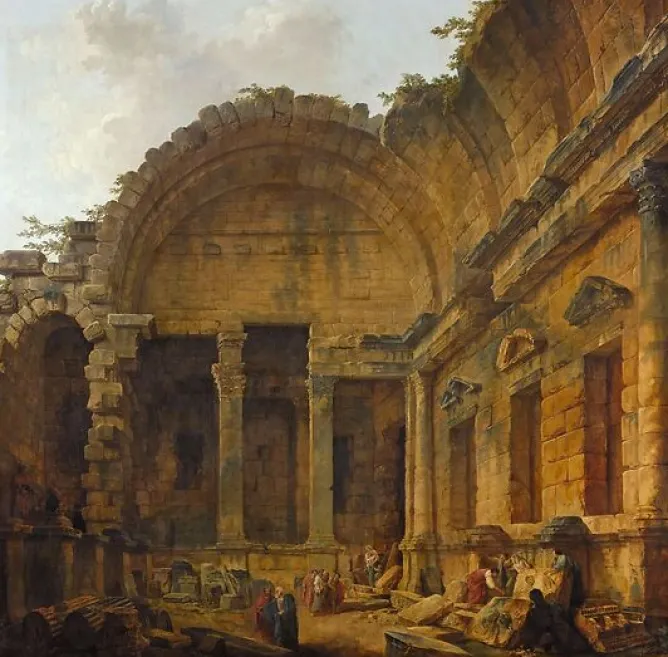 Boutiques de musées Intérieur du temple de Diane (panneaux aluminium) Online