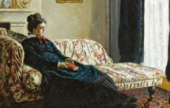 Toiles Encadrées|Toiles Sans Cadre<Boutiques de musées Intérieur ou Méditation. Mme Monet au canapé (toiles encadrées)