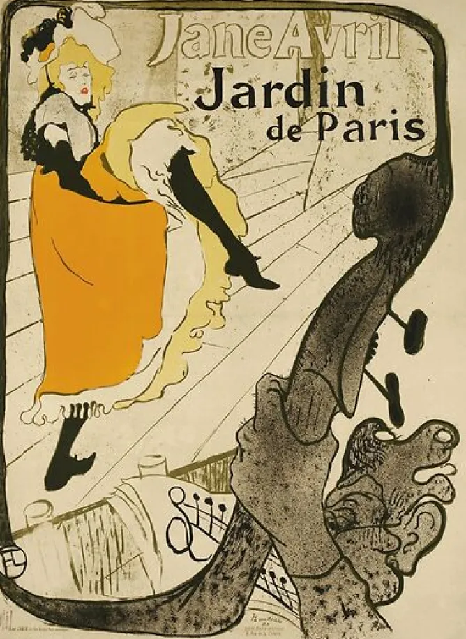 Toiles Sans Cadre<Boutiques de musées Jane Avril au Jardin de Paris (2e état) (toiles sans cadre)