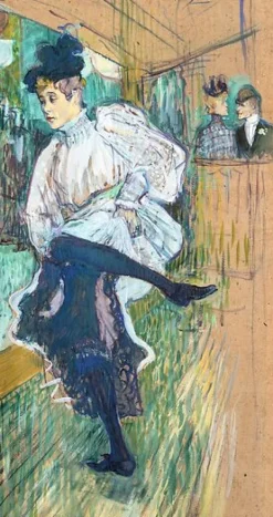 Boutiques de musées Jane Avril dansant, vers 1892 (toiles encadrées) New