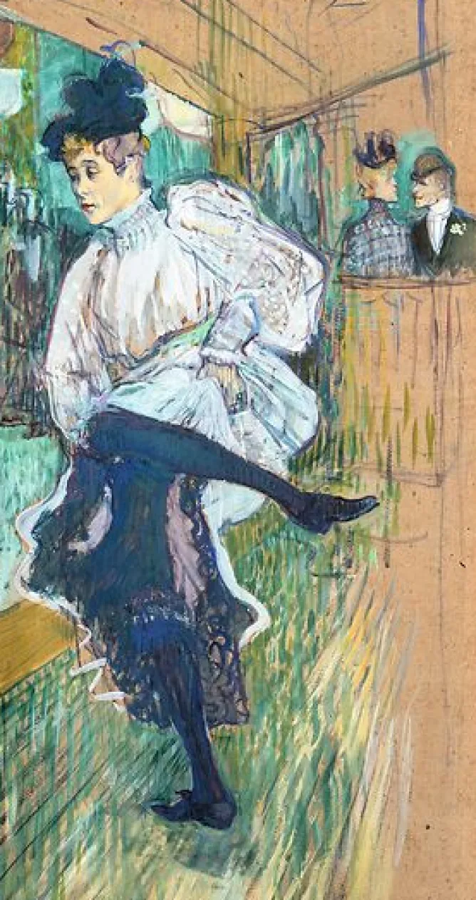 Boutiques de musées Jane Avril dansant, vers 1892 (toiles encadrées) New
