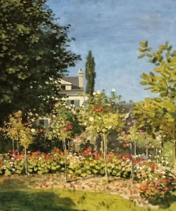 Boutiques de musées Jardin en fleurs, à Sainte-Adresse (toiles encadrées) Clearance