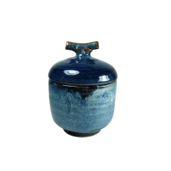 Boutiques de musées Jarre miniature Chawan Mushi Bleu océan - ZaoZam New