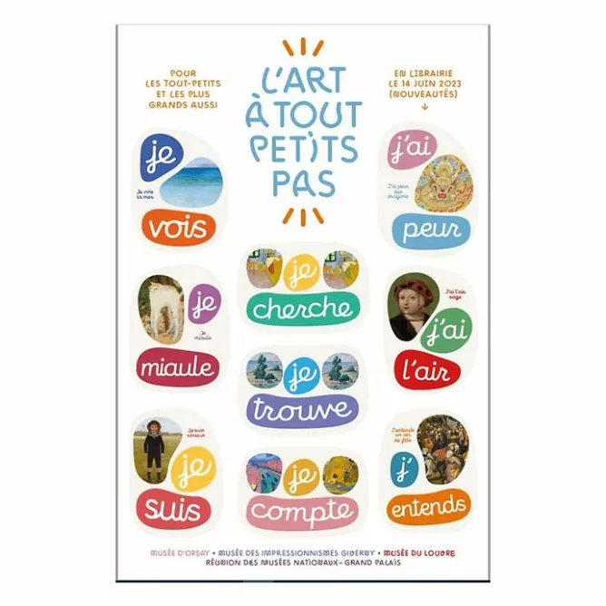 Boutiques de musées J'entends, L'art à tout petits pas - Musée du Louvre Hot