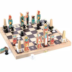 Jeux<Boutiques de musées Jeu d'échec Hiéroglyphes en bois - Musée du Louvre - Vilac