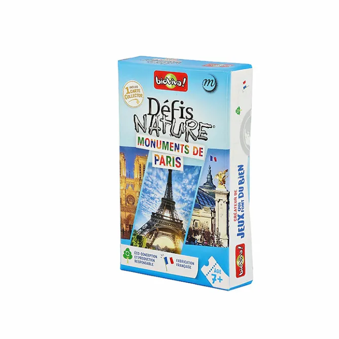 Jeux<Boutiques de musées Jeu de cartes Défis Nature - Monuments de Paris - Bioviva