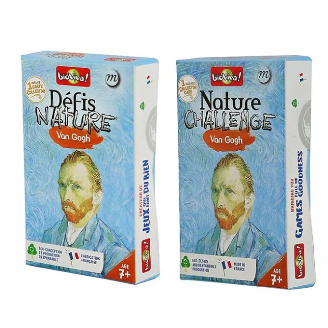 Boutiques de musées Jeu de cartes Défis Nature - Van Gogh - Bioviva New