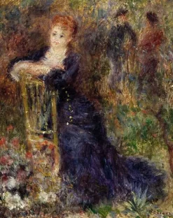 Affiches D'Art<Boutiques de musées Jeune femme assise dans un jardin (affiches d'art)