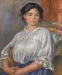 Affiches D'Art Encadrées|Toiles Sur Châssis<Boutiques de musées Jeune fille assise (affiches d'art encadrées)