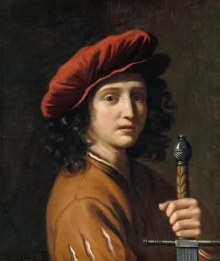 Toiles Encadrées|Toiles Sans Cadre<Boutiques de musées Jeune homme tenant une épée (toiles encadrées)