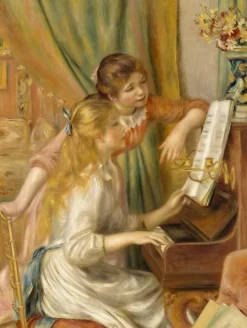 Boutiques de musées Jeunes filles au piano (toiles sur châssis) Best