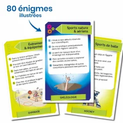 Boutiques de musées Jeu Énigmes -Sports - Bioviva Clearance