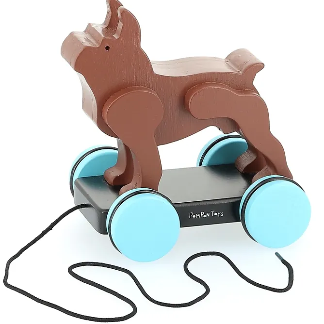 Boutiques de musées Jouet à traîner Boston Terrier, Toy - François Pompon - Pompon Toys Clearance
