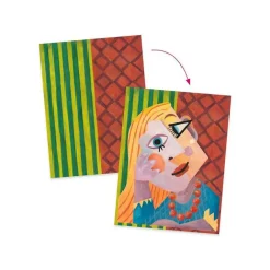 Loisirs Créatifs<Boutiques de musées Kit Collages et stickers inspirés par Pablo Picasso - Djeco