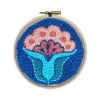Boutiques de musées Kit Punch Needle 1 Motif - Fleur Lily May Best