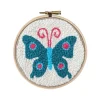 Loisirs Créatifs<Boutiques de musées Kit Punch Needle 1 Motif - Papillon bleu
