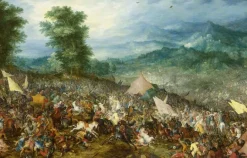Toiles Sans Cadre|Toiles Sur Châssis<Boutiques de musées La bataille d'Issos dit autrefois Bataille d'Arbelles (toiles sans cadre)