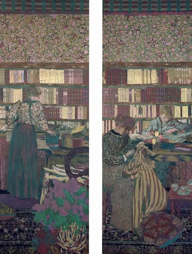 Panneaux Acryliques|Toiles Encadrées<Boutiques de musées La bibliothèque et La table de travail (panneaux acryliques)