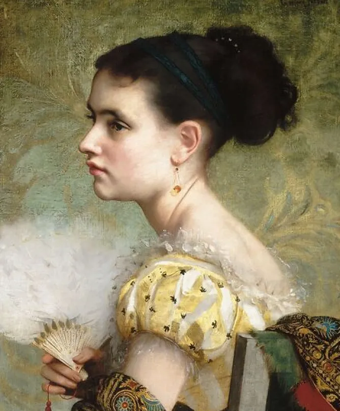 Toiles Encadrées|Affiches D'Art Encadrées<Boutiques de musées La femme à l'éventail (toiles encadrées)