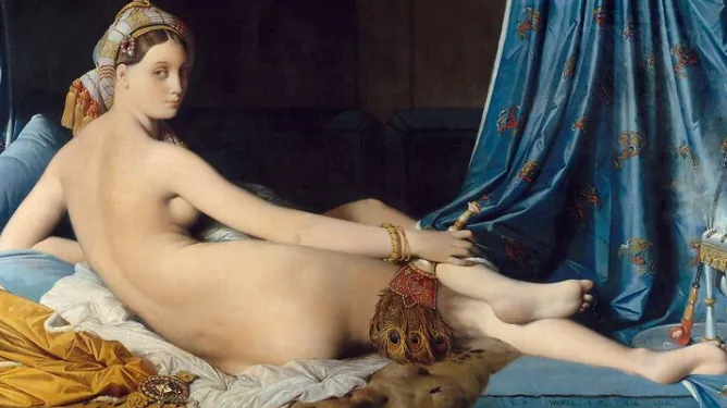 Boutiques de musées La Grande Odalisque (toiles sans cadre) Clearance