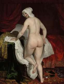 Toiles Sans Cadre|Toiles Sur Châssis<Boutiques de musées La jeune femme se couchant dit Le Coucher à l’italienne (toiles sans cadre)