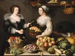 Panneaux Acryliques|Toiles Encadrées<Boutiques de musées La Marchande de fruits et légumes (panneaux acryliques)