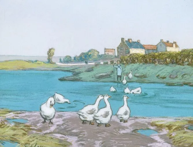 Boutiques de musées La Mare aux oies (panneaux aluminium) Sale