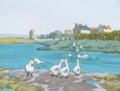 Toiles Encadrées|Affiches D'Art Encadrées<Boutiques de musées La Mare aux oies (toiles encadrées)
