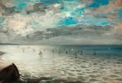 Toiles Sur Châssis|Affiches D'Art<Boutiques de musées La Mer vue des hauteurs de Dieppe (toiles sur châssis)