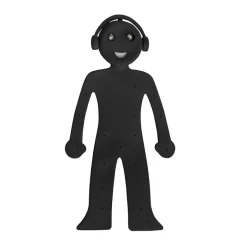 Design|Accessoires De Bureau<Boutiques de musées Lampe de lecture Android noir silicone