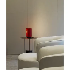Boutiques de musées Lampe pivotante à poser - Charlotte Perriand - Nemo Lighting - Rouge carmin Best