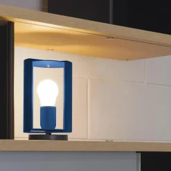 Boutiques de musées Lampe pivotante à poser - Charlotte Perriand - Nemo Lighting - Bleue Hot