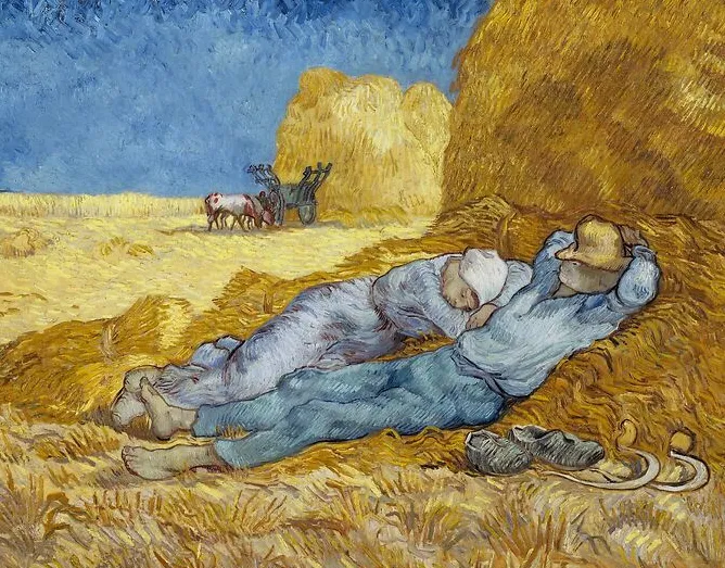 Toiles Sans Cadre|Toiles Encadrées<Boutiques de musées La méridienne ou la sieste (d'après Millet) (toiles sans cadre)