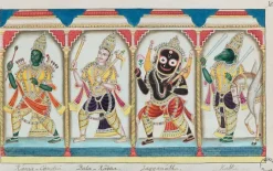 Toiles Sans Cadre|Toiles Sur Châssis<Boutiques de musées La naissance de Krishna (planches XXIII) (toiles sans cadre)