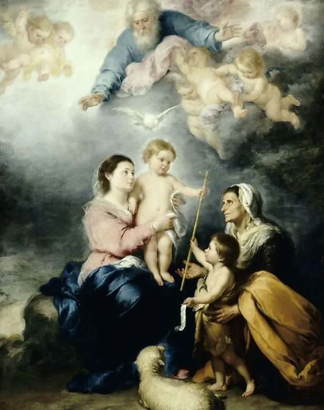 Panneaux Acryliques|Toiles Encadrées<Boutiques de musées La Sainte Famille, dite la Vierge de Séville (panneaux acryliques)