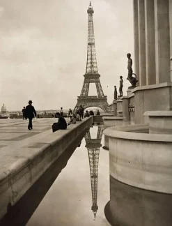 Boutiques de musées La Tour Eiffel depuis le Palais de Chaillot (toiles sans cadre) Clearance